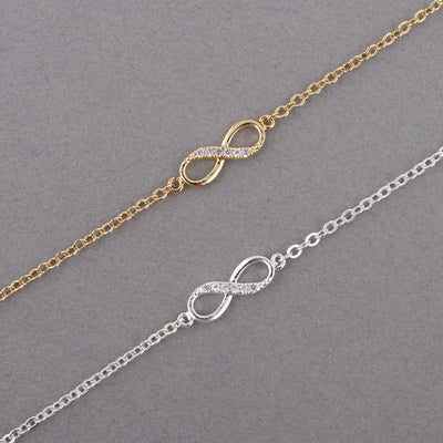 Fashion Infinity Bracelet for Women with Crystal