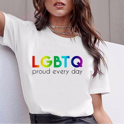 Love Is Love Top Tee Shirt For Women Gay Pride