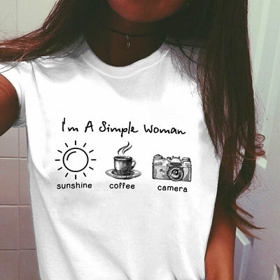 I'm A Simple Woman Sunshine Coffee and Camera