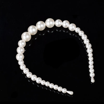 Fashion Luxury Big Pearl Headband Hair Band